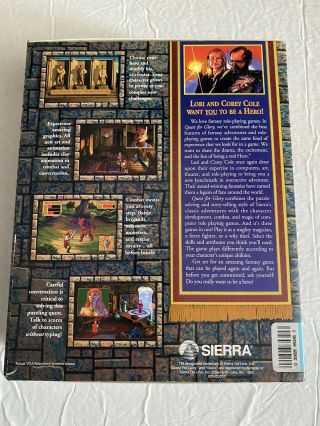 Quest For Glory I:So You Want To Be A Hero DOS Computer Game & Rare 2