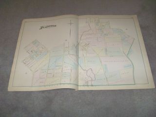 1882 Map Part Of Plainfield 3 Nj J E Robinson & R H Pidgeon A H Mueller