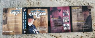 Kenny Rogers Legend Of The Gambler Dvd Rare Oop 3 Disc Box Set Tv Movie W/ Cards