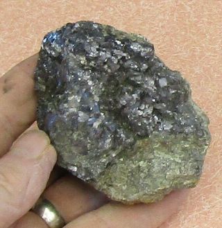 Mineral Specimen Of Massive Silver Ore From Kelly,  Mexico