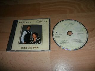 Freddie Mercury & Montserrat Caballe - Barcelona (rare German 8 Track Cd Album)