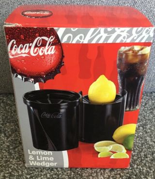 Coca Cola Lemon And Lime Wedger Rare Boxed Coca Cola Fruit Cutter