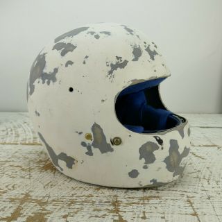 Vintage Bell Star Motorcycle Full Face Helmet Size Medium Part Narrow
