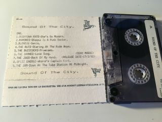 Sound Of The City Rare Promo Advance Cassette Stranglers Blondie The Jam (not Cd