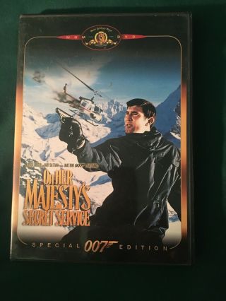 On Her Majestys Secret Service Special Edition Dvd - George Lazenby Rare