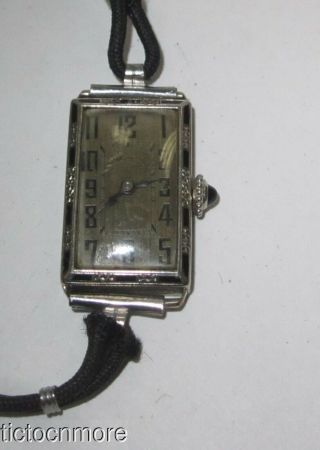 Antique Art Deco Gruen Guild Reinforced Gold Fancy Dial Mechanical Watch