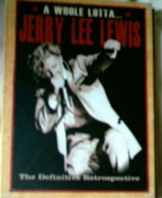 A Whole Lotta Jerry Lee Lewis 4 Disc Cd Music Box Set Rare Photo Picture Booklet