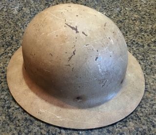 Old Vintage Or Antique World War 1 Era Doughboy Army Military Helmet Wwi Wwii