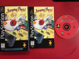 Jumping Flash (sony Playstation 1,  1995) Longbox Rare Vgc Cib Complete L@@k