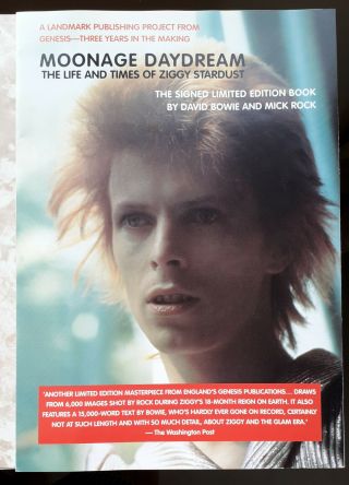 Bowie Moonage Daydream The Life And Times Ofziggy Stardust Genesis Leaflet Rare