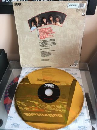 Bon Jovi Jersey The Videos Rare Gold 12” CD Video Laser Disc In Open Shrink 2