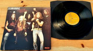 Scorpions Virgin Killer Rare Uk 1977 Vinyl Lp 1e/1e Rca Victor Ppl1 4225 Vg,