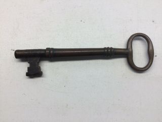 Antique Large 5 1/4” Brass Skeleton Key