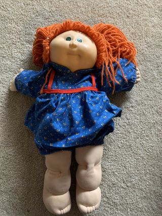 Xavier Roberts 1984 Cabbage Patch Kids Red Hair Green Eyes Coleco