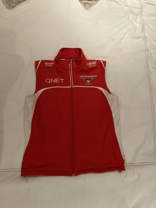Marussia F1 Team Issue Gilet Large Rare