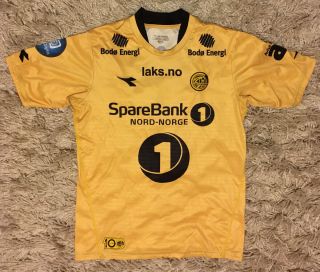 Rare Fk Bodø/glimt Norway 2016 Centenary Home Shirt Diadora Youth 12y 152 Cm 20