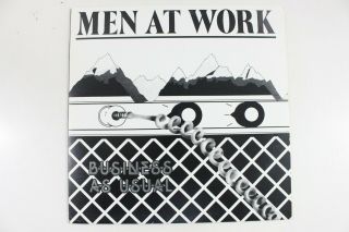 Vintage 1981 Business As Usual Men At Work Green Vinyl Record Pcc 90667 Lp - R32