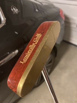 Louisville Golf Putter “ Brass And Fine Wood 2.  5 “ Very Rare