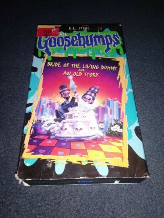 Ultimate Goosebumps Vhs Bride Of The Living Dummy / An Old Story Rare