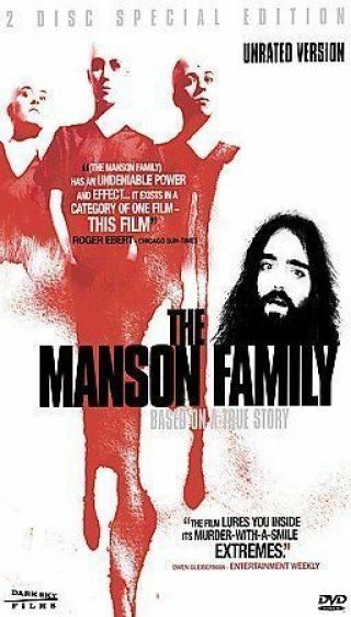 The Manson Family (dvd,  2005,  2 - Disc Set,  Unrated) Oop Dvd Rare