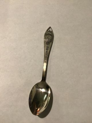 Vintage Sterling Silver Spoon Hawaii 50th State 1959 Bell Trading Post Estate