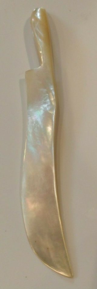 2 Rare Vintage Letter Openers (Mother of Pearl & other) 3
