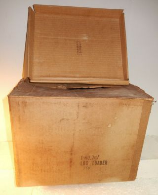 American Flyer Very Rare 787 Log Loader Box And Insert Only