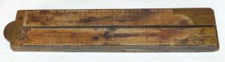 Antique Rare Stanley Rule and Level Co Boxwood Folding Ruler No.  78 1/2 (6) 24 