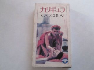Caligula Tinto Brass Malcolm Mcdowell Japanese Movie Vhs Japan Paper Box Rare