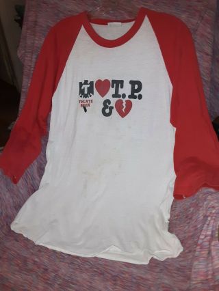 Vintage 1983 Xl Tom Petty And The Heartbreakers Rare Fan Club Tecate Tshirt