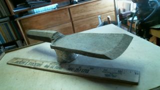 3 Inch Wide 3 Lb Curved Cold Chisel Antique Vintage Old Blacksmith Tool Hardware