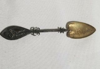 Antique Sterling Silver State Of Washington Souvenir Spoon