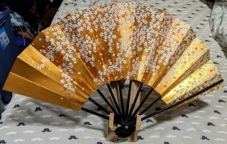 Vintage Japanese Folding Fan
