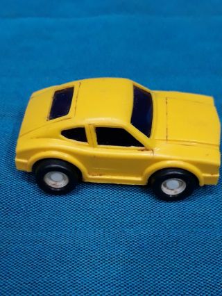 Rare Vintage Buddy L Sports Car Fastback Coupe Yellow Mini - Approx.  2.  5 " Long