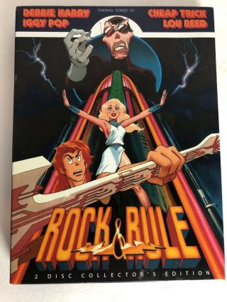 Rock And Rule (dvd,  2005,  2 - Disc Set,  Collectors Edition) Rare Oop
