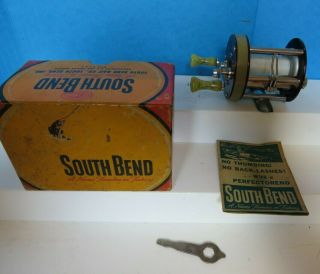 South Bend 760 Model A Fishing Reel And Wrench