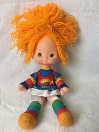 Vintage Rainbow Brite Doll 1983 Hallmark Cards Mattel Dress 11 " 1 Of 4