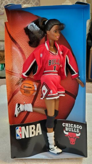 Vintage 1998 Nba Chicago Bulls Barbie In.