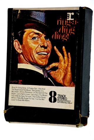 Frank Sinatra Ring - A - Ding - Ding Rare Precision Vtg 8 - Track Cassette Tape Album