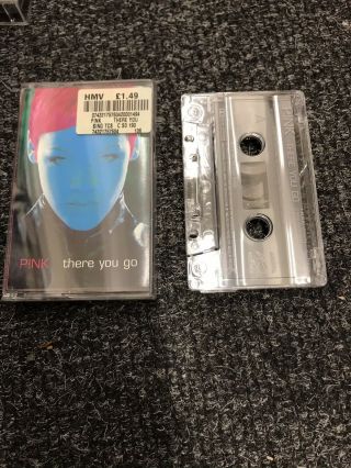 Pink: There You Go,  Rare Music Cassette Tape Single - 3 Tracks