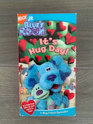 Blues Clues It’s Hug Day Vhs 2005 Rare