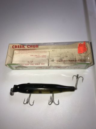 Vintage Creek Chub Pikie 701p Lure W/box And Papers 6 "