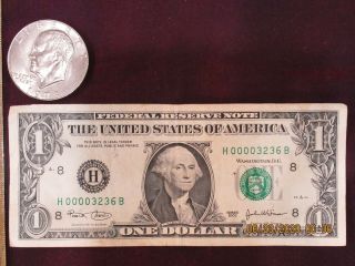 100 2003 $1 One Dollar Note Rare Bill Fancy Low Serial Number