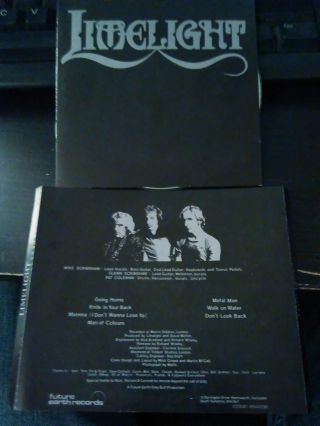 Limelight Self - Titled Cd - 1980 - Classic British Melodic Hard Rock Rare Ufo