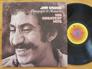 Rare Vintage Vinyl - Jim Croce - Photographs & Memories - Abc Records Abcx - 835 - Nm
