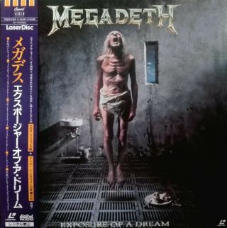 Megadeth - Exposure Of A Dream Japan Laserdisc Obi.  Tolw - 3134 Rare