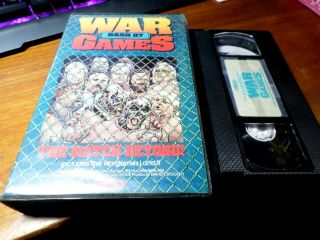 Wcw War Games: The Match Beyond 1987 Wrestling Vhs Dusty Rhodes Ron Garvin Rare