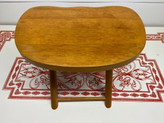 Vintage Nevco Wood Fold And Carry Stool 1950 