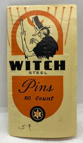 Old Halloween Black Cat Collectible Rare Vintage 1940’s Advertising Witch Pins