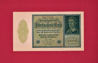 Ultra - Rare Aunc,  (1st Issue) 10k Mark 1922 Reichsbanknote Private Issue (p - 72/3)